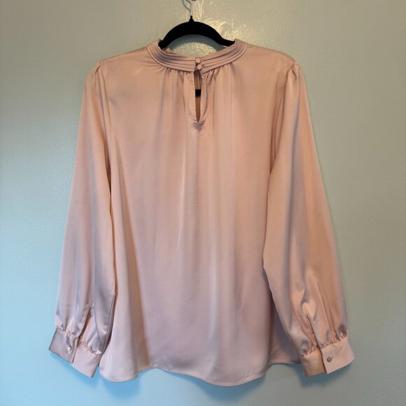 J.Crew Vintage-Inspired Pleated Collar Blouse – Blush (Large) - 0075 - Picture 4 of 6